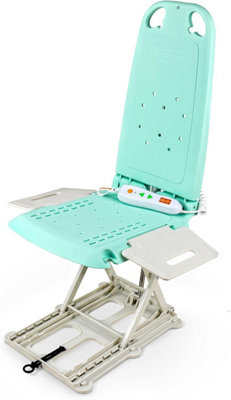 SuperHandy Portable Floor & Bath Lift - Lightweight, Foldable, 150 Kg Capacity, Waterproof, Ergonomic Seat with Removable Panels