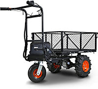 SuperHandy Utility Service Cart Power Wagon Wheelbarrow Electric 48V DC Li-Ion, 500Lbs Load 1000Lbs+ Hauling Cap SKU:GBOS007