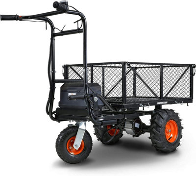 48V Electric Utility Wagon Wheelbarrows & Yard Carts at