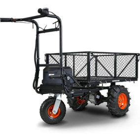 SuperHandy Utility Service Cart Power Wagon Wheelbarrow Electric 48V DC Li-Ion, 500Lbs Load 1000Lbs+ Hauling Cap SKU:GBOS007