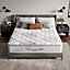 Superior Hybrid Mattress 10.6 Inch Pillow Top Mattress with Breathable Foam and Individual Pocket Spring