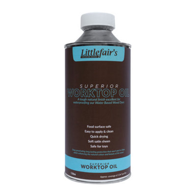 Superior Wood Finishing Worktop Oil - 1 LTR - Littlefair's