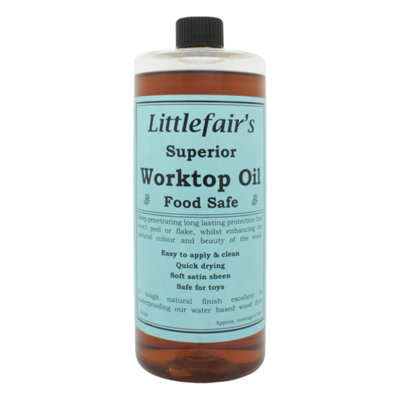 Superior Wood Finishing Worktop Oil - 2.5 LTR - Littlefair's