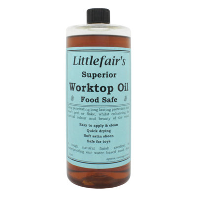 Superior Wood Finishing Worktop Oil 2.5ltr - Littlefair's
