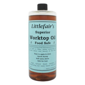 Superior Wood Finishing Worktop Oil 2.5ltr - Littlefair's
