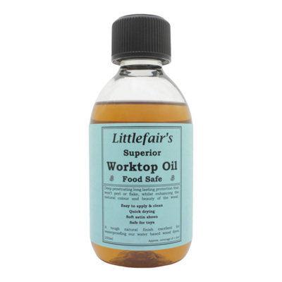Superior Wood Finishing Worktop Oil - 250ml - Littlefair's