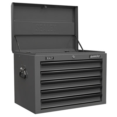 Superline Pro Tool Chest Combination 14 Drawer Ball-Bearing Slides SPTGRCOMBO1