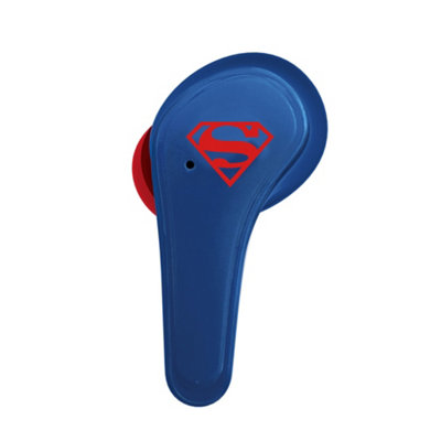 Superman Wireless Earbuds Blue/Red (One Size)