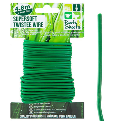 Supersoft Twistee Garden Wire 4.8m - Roots & Shoots