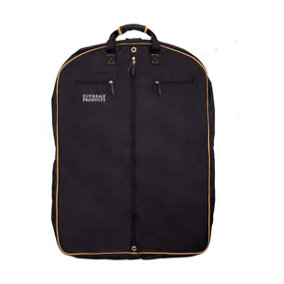 Supreme Products Childrens/Kids Pro Groom Leather Handled Garment Bag Black/Gold (One Size)