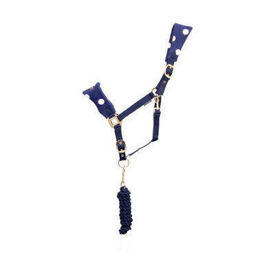 Celtic Equine Nylon Headcollar In Navy