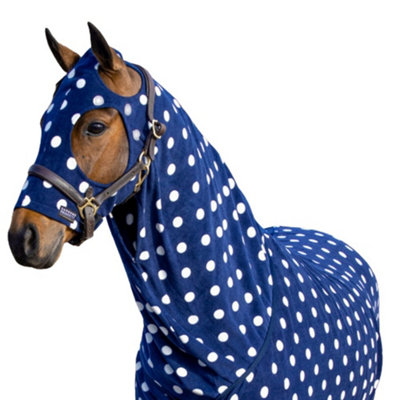Supreme Products Dotty Fleece Horse Hood Noble Navy (14.2 Hands) Price Comparisons | Compare The Build