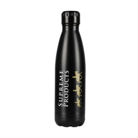 Supreme Products Logo Water Bottle Black/Gold (One Size)