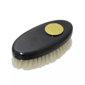 Supreme Products Pro Groom Goat Hair Horse Body Brush Black/Gold (One Size)