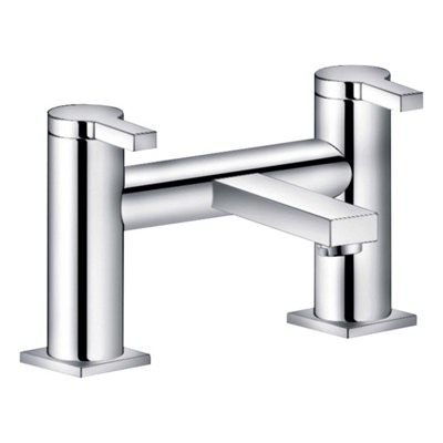 Sura Polished Chrome Deck-mounted Bath Filler Tap | DIY at B&Q