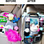 Surdoca Car Seat Organiser Tablet Holder 9 Pockets Storage Kids Toys Bottles New