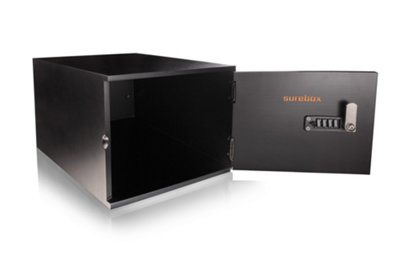 surebox Lock Box - Bamboo - 12 Litre Lockable Box - 4 Digit Combination ...