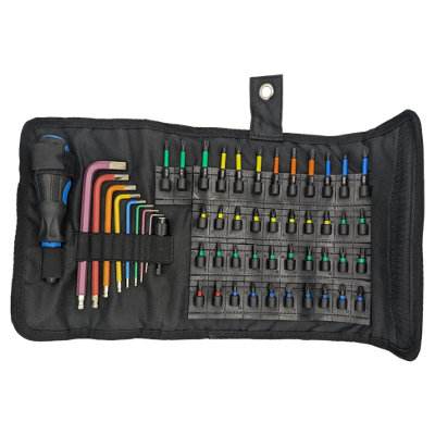 Surebuild SBIMP52C 52pc Hex Key & Impact Bit Set