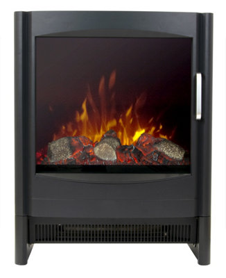 Sureflame Keston Electric Stove in Black