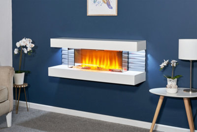 Shop Sureflame WM-9332 Electric Wall Fireplace Suite with
