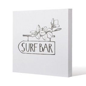 Surf Bar (Canvas Print) / 90 x 90 x 4cm