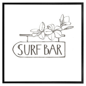 Surf bar (Picutre Frame) / 30x30" / White