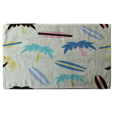 Surf Boards & Palm Trees (Bath Towel) / Default Title Price Comparisons | Compare The Build