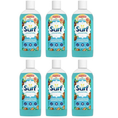 Surf Concentrated Disinfectant Multi-Purpose Cleaner Coconut Bliss 240ml - Pack of 6