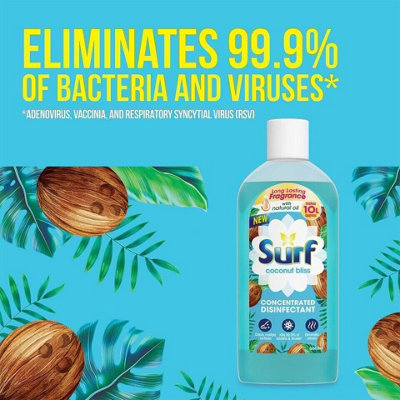 Surf Concentrated Disinfectant Multi-Purpose Cleaner Coconut Bliss 240ml