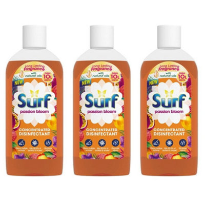 Surf Concentrated Disinfectant Multi-Purpose Cleaner Passion Bloom 240ml - Pack of 3