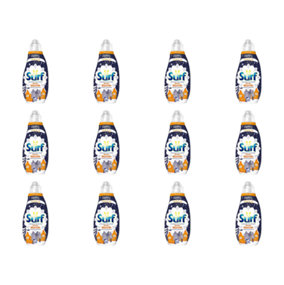 Surf Liquid Detergent Winter Warmth long lasting fragrance 24 Wash 648ml - Pack of 12