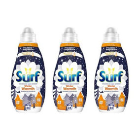 Surf Liquid Detergent Winter Warmth long lasting fragrance 24 Wash 648ml - Pack of 3