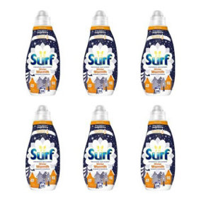 Surf Liquid Detergent Winter Warmth long lasting fragrance 24 Wash 648ml - Pack of 6