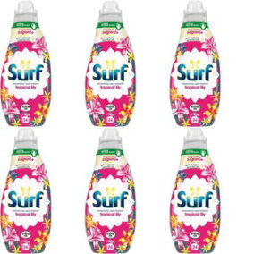 Surf Tropical Lily Laundry Liquid 24 Washes 648ml - Pack of 6