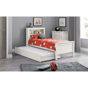 Surf White Bookcase Bed with Underbed - Single 3ft (90cm)