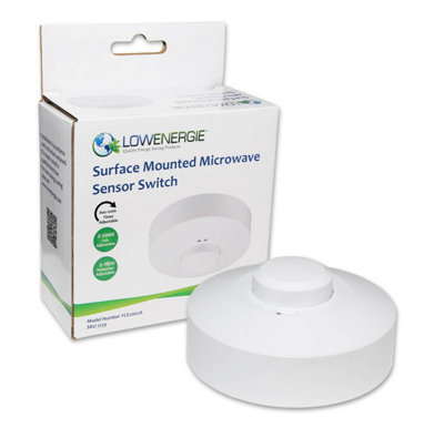 Surface Mounted Microwave Sensor Switch Occupancy Detection