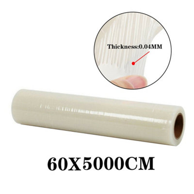 Surface Protection Film Self Adhesive Puncture Resistant Dust Proofing Transparent Carpet Protection Film Roll 60cm x 50m - 6