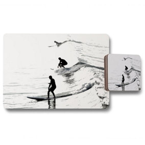 Surfers (Placemat & Coaster Set) / Default Title