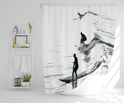 Surfers (Shower Curtain) / Default Title Price Comparisons | Compare The Build