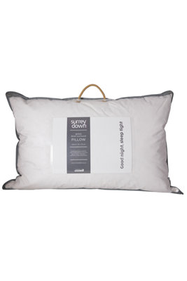 Surrey Down Goose Down Medium Firmness Surround Pillow DIY at B Q