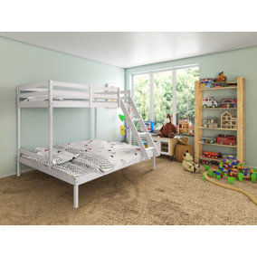 Surrey Tripple Sleeper Bunk Bed for Adults or Kids- White