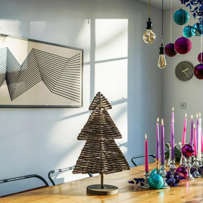 Sustainable Rattan Christmas Tree H60Cm Price Comparisons | Compare The Build