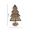 Sustainable Rattan Christmas Tree H60Cm