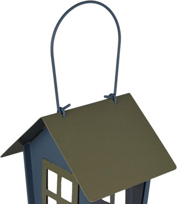Sutherland Bird House Metal Seed Feeder - 3