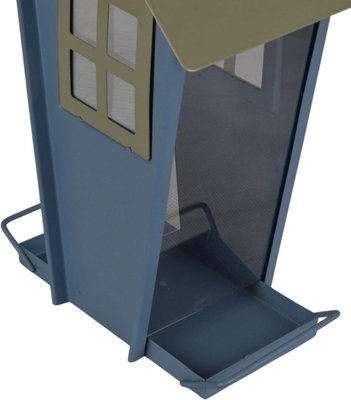 Sutherland Bird House Metal Seed Feeder - 4