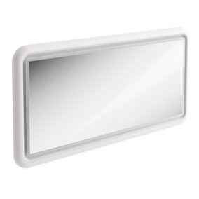 Sutton White Border LED Illuminated Bathroom Mirror (W)1180mm (H)650mm