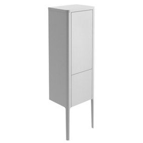 Sutton White Floor Standing Tall Bathroom Storage Cabinet (H)1510mm (W)430mm