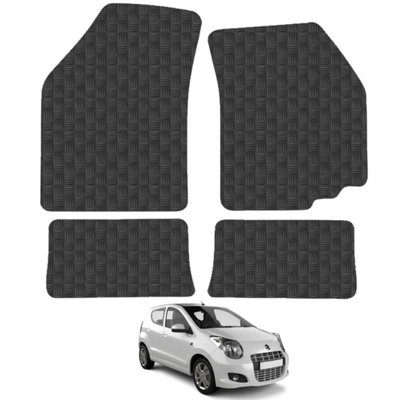 Suzuki Alto 2009-2014 Car Floor Mats Rubber Tailored Fit 4pc Set Heavy-Duty