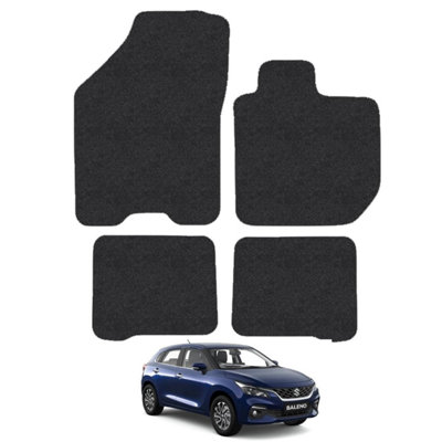 Suzuki Baleno 2015-2022 Car Floor Mats Carpet Tailored Fit 4pcs Set Anti-Slip