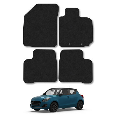 Suzuki Swift (2017-2024) (170mm Floor Fixings Spacing) Car Mats Carpet ...
